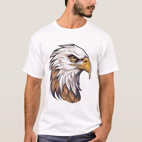 Majestic Eagle Logo Art T_Shirt