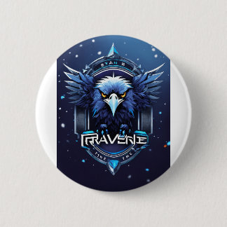 Majestic Eagle Logo Button – Bold & Powerful Desig