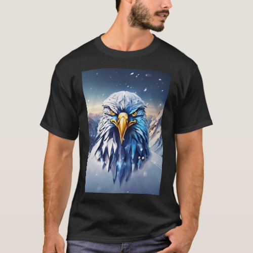Majestic Eagle Logo Designs for Online Branding T_Shirt