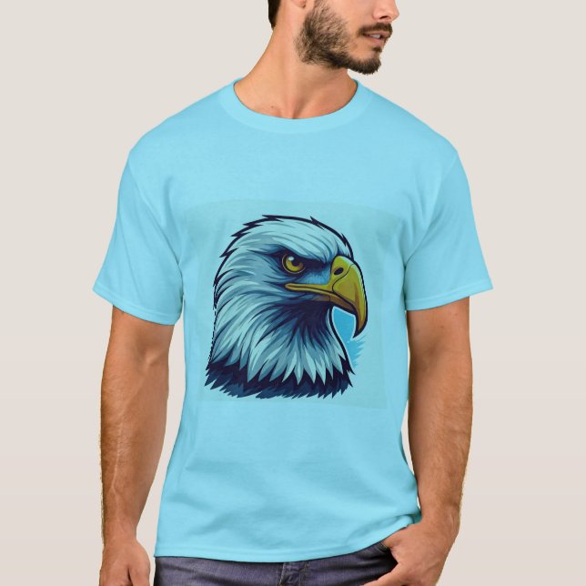 Majestic Eagle: Power and Grace in Design" T-Shirt (Front)