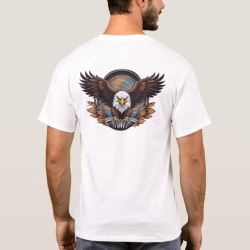  Majestic Eagle Print T_Shirt T_Shirt