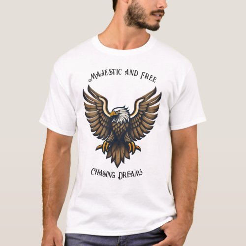 Majestic Eagle Rise Above T_Shirt