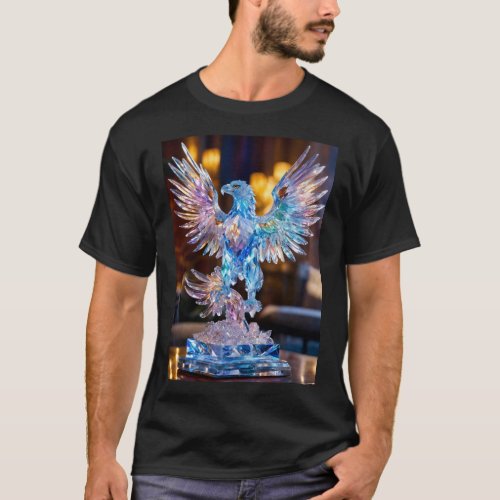 Majestic Eagle Soaring T_Shirt