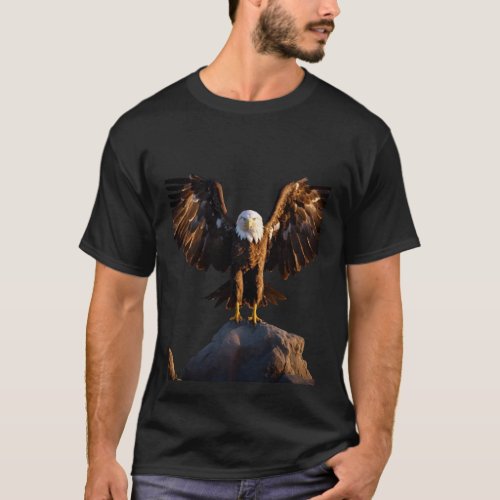 Majestic Eagle Stunning 8K Realistic T_shirt