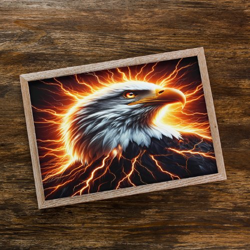 Majestic Eagle The Lightning Poster