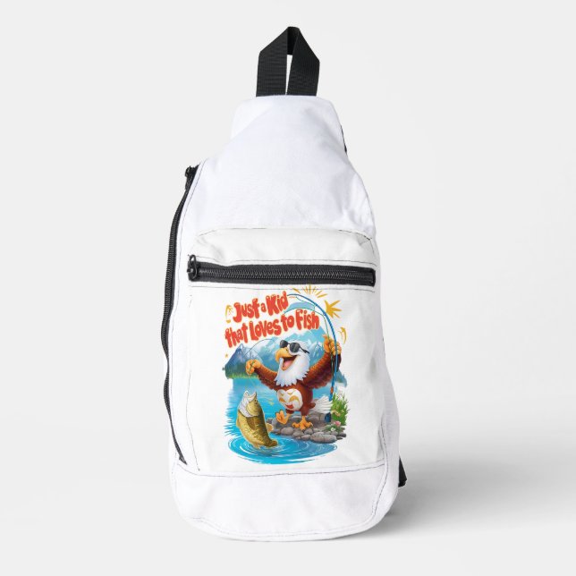 Majestic Eagles Aquatic Feast Sling Bag (Front)