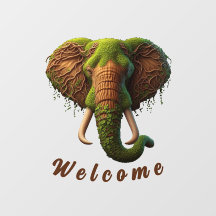 Majestic Elephant Trunk & Vines - Nature-Inspired