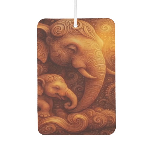 Majestic Elephants Air Freshener (Front)