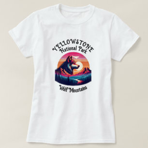 Majestic Emblem of Yellowstone National Park T-Shirt