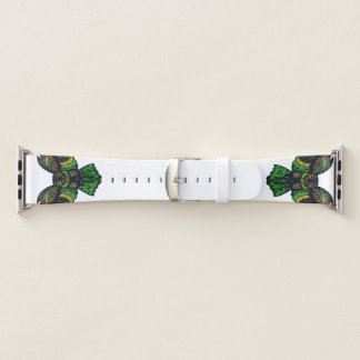 Majestic Emerald Owl Keep Out Apple Watch Band