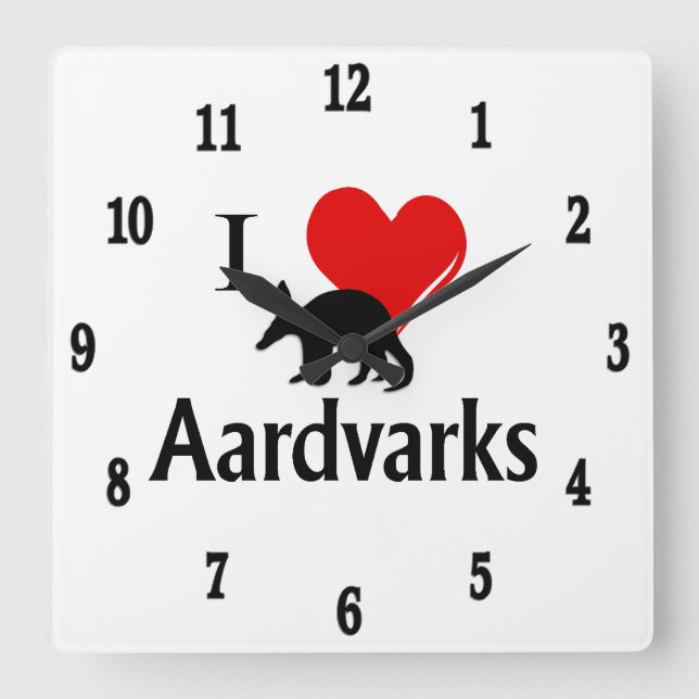 Majestic Emerald Owl Roman Numerals Square Wall Clock (Front)