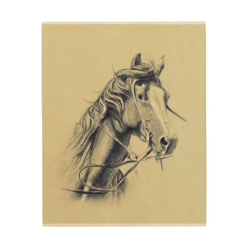 Majestic Equine Reverie Wood Wall Art