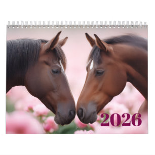 Majestic Equine Year 2026: Seasons of the Horse  Calendar
