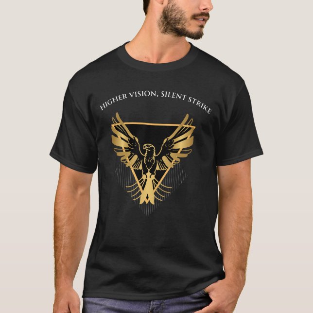 Majestic Falcon Vision - "Higher Perspective" Geom T-Shirt (Front)