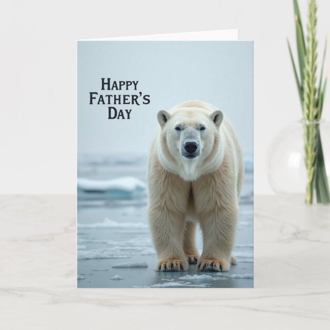Majestic Fathers Day Bear Card (Front)