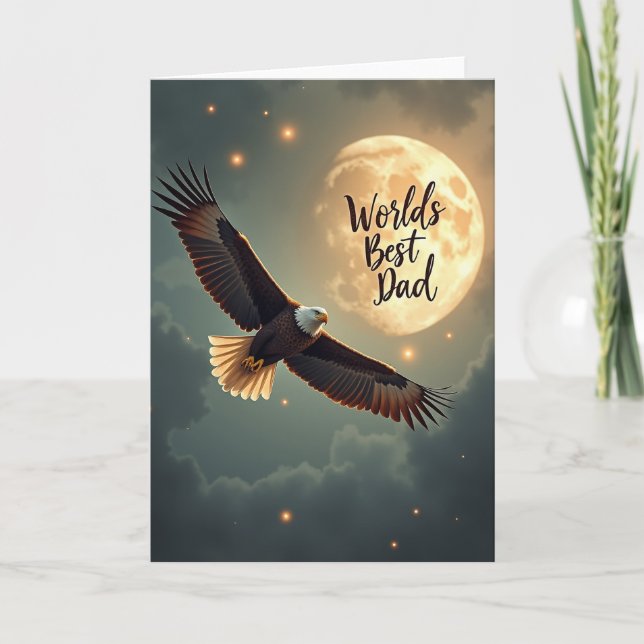 Majestic Fathers Day Raptor Card (Front)