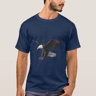 Majestic Flying American Bald Eagle Photo T-Shirt
