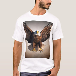 Majestic Flying Eagle Design – Bold and Powerful T-Shirt