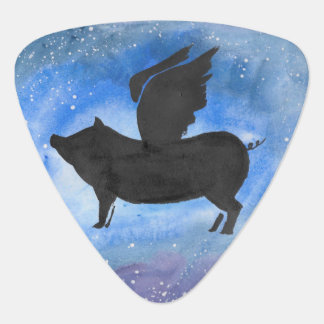 Majestic Flying Pig Guitar Pick
