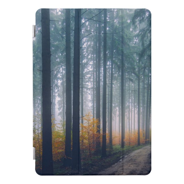Majestic Forest Tree Lined Path iPad Pro Cover (Front)