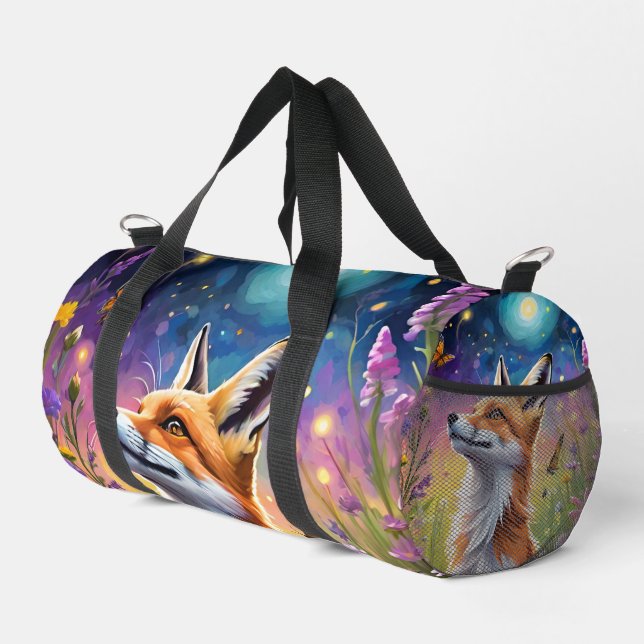 Majestic Fox Duffle Bag (Right Corner)