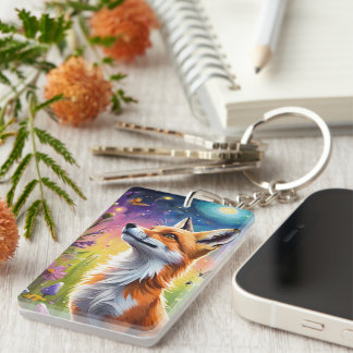 Majestic Fox Keychain