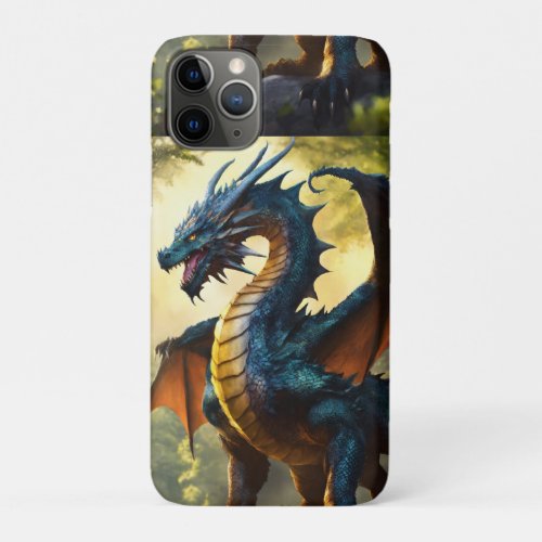 Majestic giant dragon design  iPhone 11 pro case