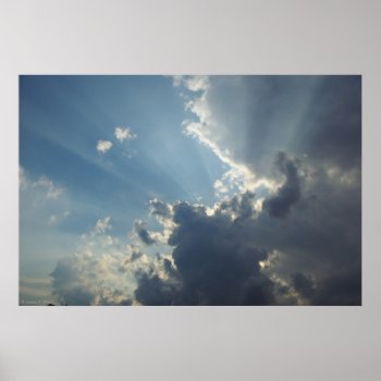 Majestic God Rays Poster by WardStudios at Zazzle