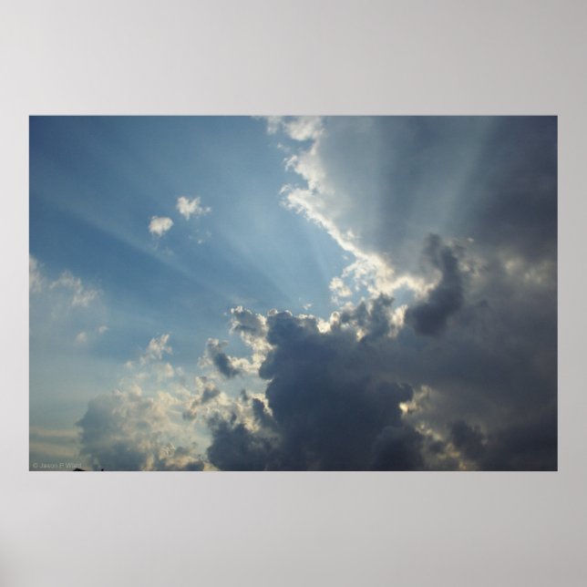 Majestic God Rays Poster (Front)