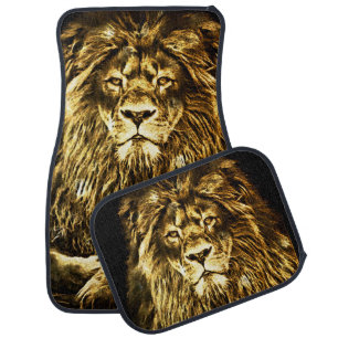 Majestic Gold Lion  Car Floor Mat