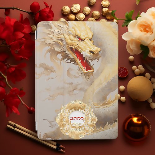 Majestic Golden Dragon and Ivory  iPad Air Cover