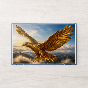 Majestic Golden Eagle Mountain Sky HP Dragonfly  Laptop Skin