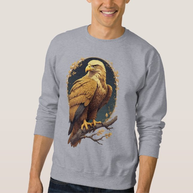 Majestic Golden Eagle Sweatshirt (Front)