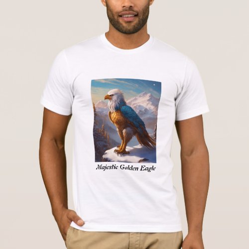 Majestic Golden Eagle T_Shirt