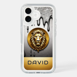 Majestic Golden Lion Wildlife Symbol 🦁 iPhone 16 Case