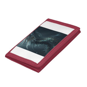 Majestic Golden Scale Sea Dragon - Deep Ocean Guar Tri-fold Wallet