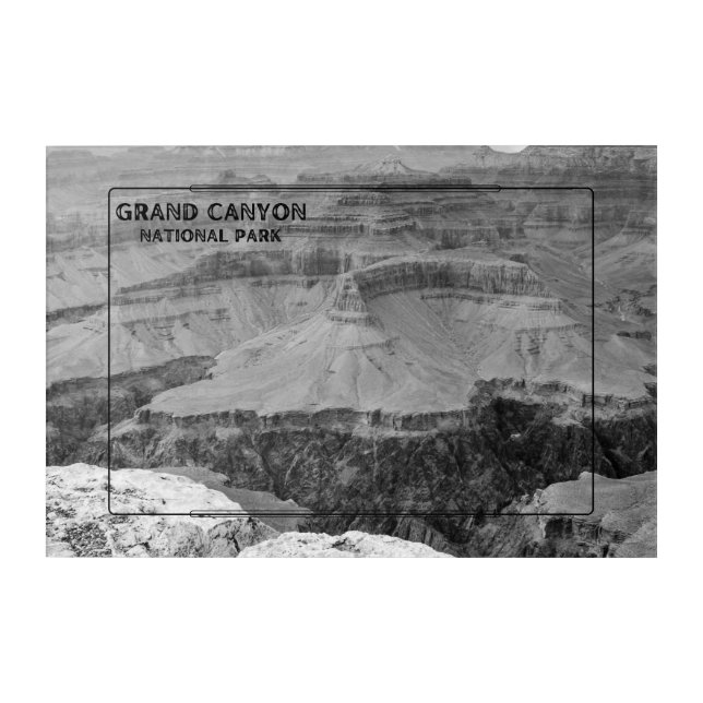 Majestic Grand Canyon Acrylic Print (Front)