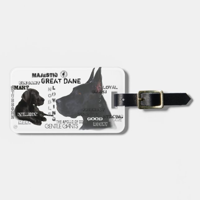Majestic Great Danes Luggage Tag (Front Horizontal)
