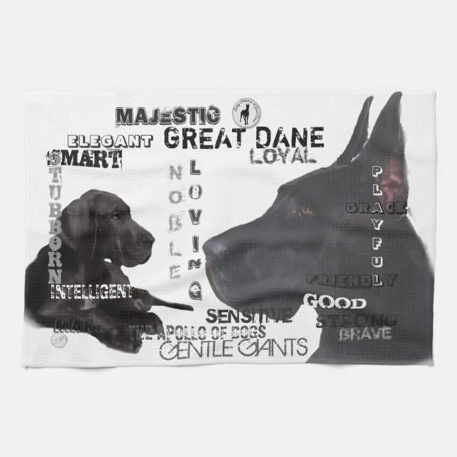 Majestic Great Danes Towel (Horizontal)