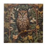 Majestic Great Horned Owl Forest Ceramic Tile<br><div class="desc">Elevate your décor with the grandeur of nature! Our Majestic Great Horned Owl Forest Ceramic Tile showcases the regal Great Horned Owl against a tranquil forest backdrop. Perfect for adding a touch of wilderness charm to your home, this tile is not only a work of art but also a durable...</div>