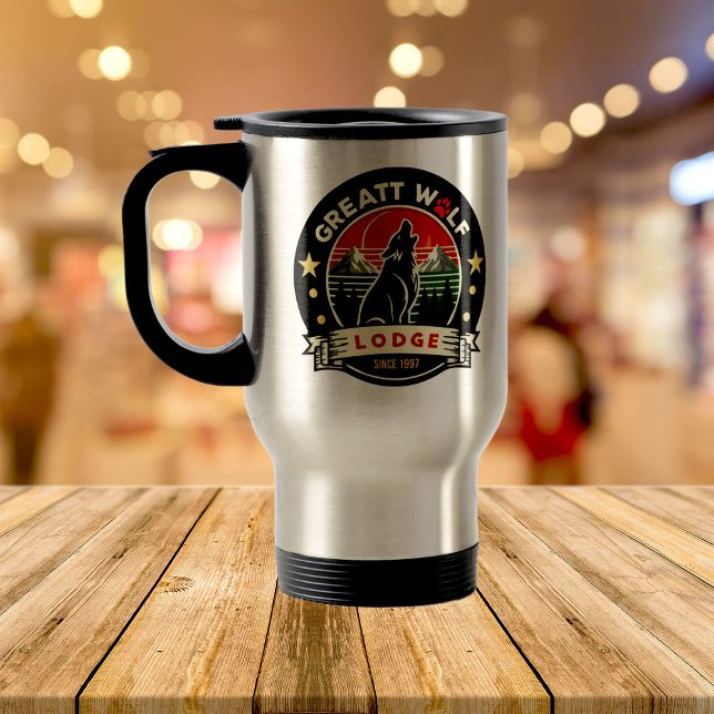 Majestic Great Wolf Spirit – Nature Wilderness Des Travel Mug (Creator Uploaded)
