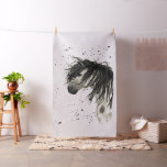 Majestic Grey Horse by Bihrle Fabric