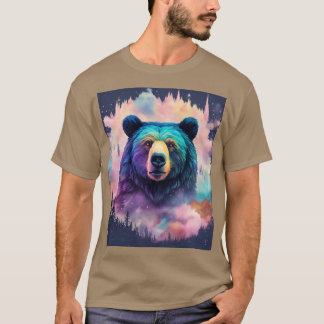 Majestic Grizzly Bear in the Forest T-Shirt" T-Shirt