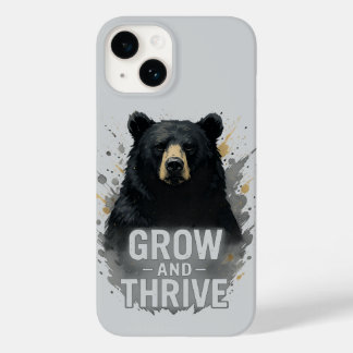 Majestic Growth Black Bear Art   Case-Mate iPhone 14 Case