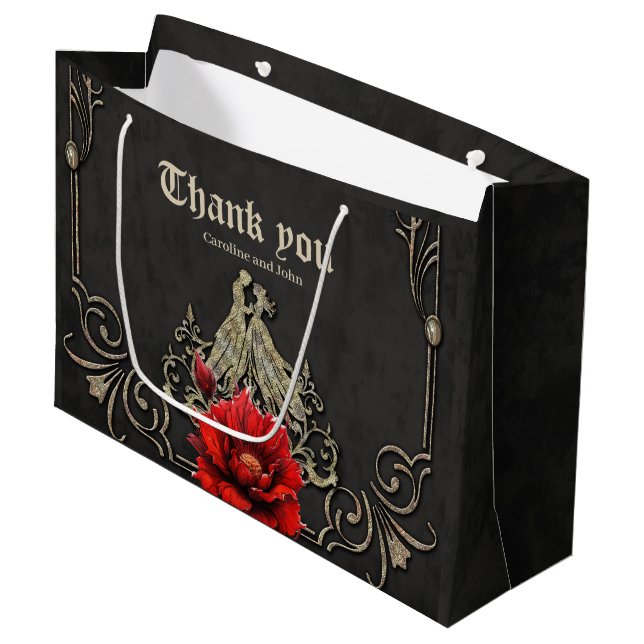 Majestic heart, a Gothic Romance  Large Gift Bag (Front Angled)