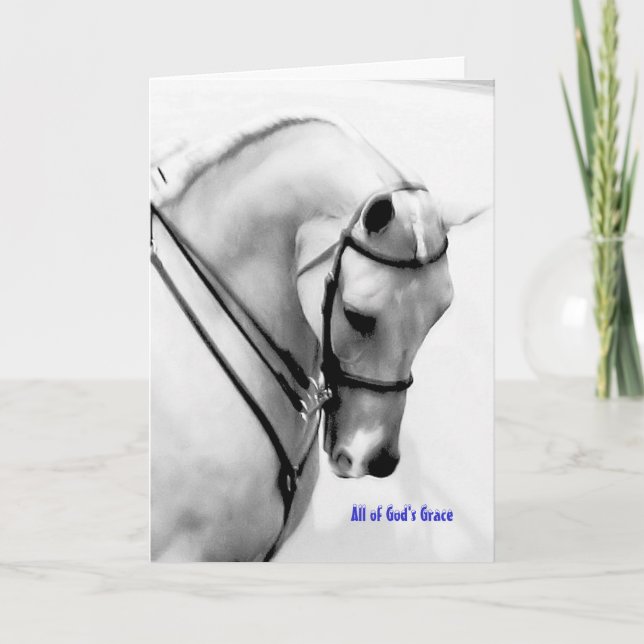 Majestic Holiday Horse (Front)