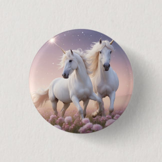 Majestic Horse 1¼ Inch RoundButton-For Equestrian  Button