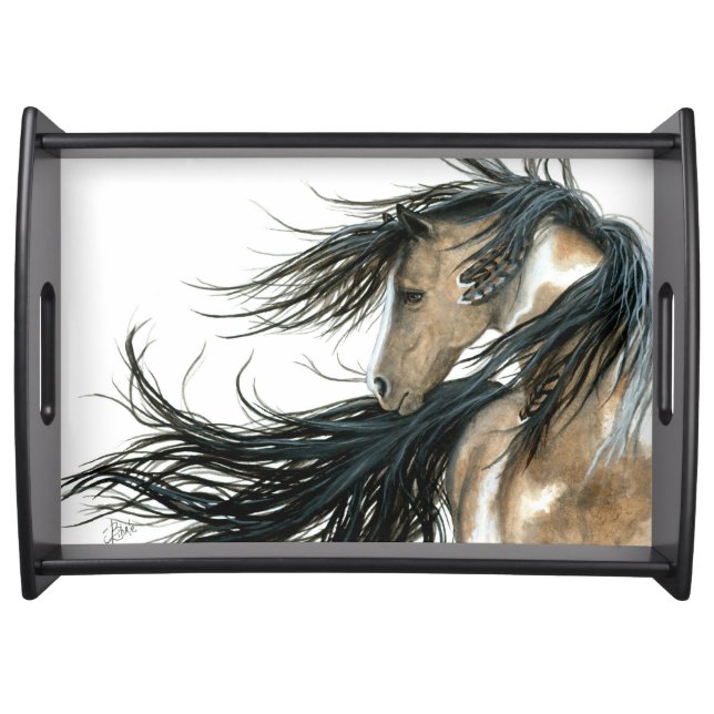 Majestic Horse Art by Bihrle Serving Tray (Front)