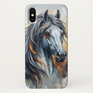 Majestic Horse Art Detailed Realistic Mane iPhone X Case
