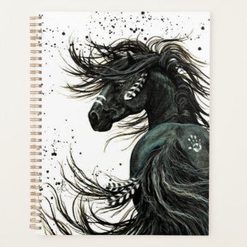 Majestic Horse By Bihrle 8.5 X 11" Planner by AmyLynBihrle at Zazzle